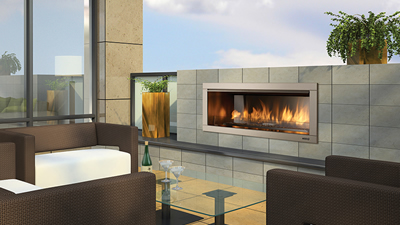 Regency Outdoor Gas Fireplace